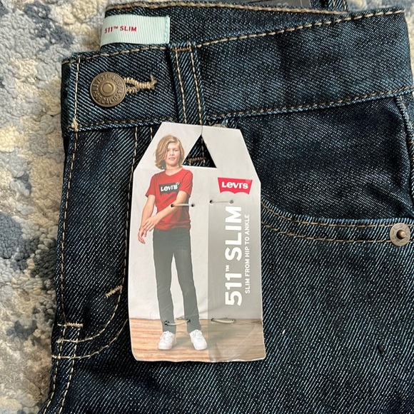 NWT Boys Levi’s 511 Slim Jeans Size 4T with Adjustable Waistband - Picture 2 of 6